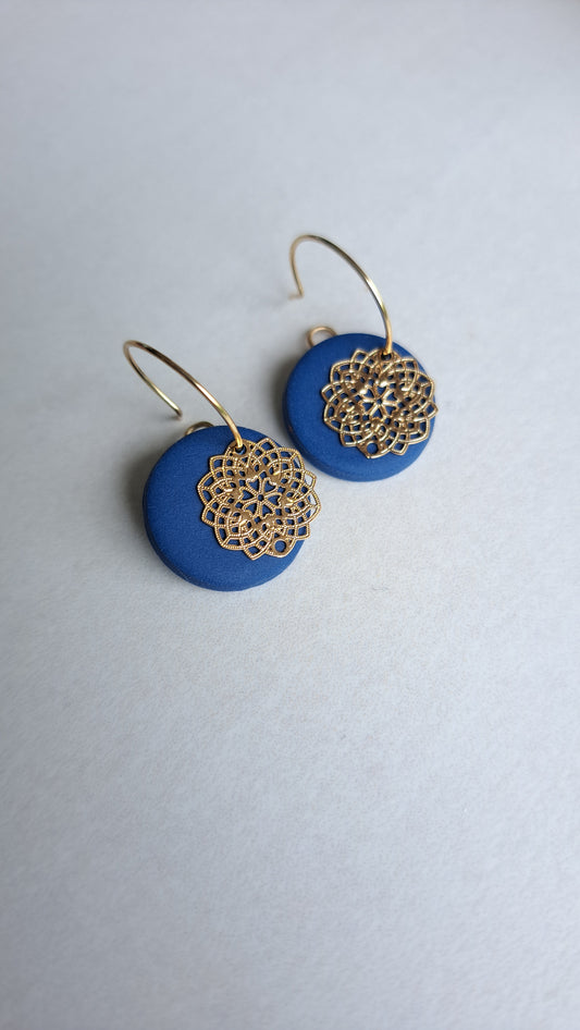 LUNA dunkelblau Ornament